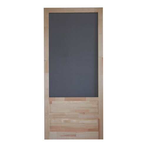 Screen Tight Hampton 36in x 80in Wood Wood Frame Hinged Decorative