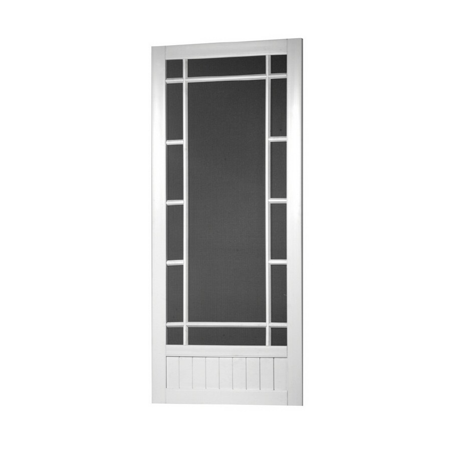 Screen Tight CAM32 White Vinyl Hinged Single
