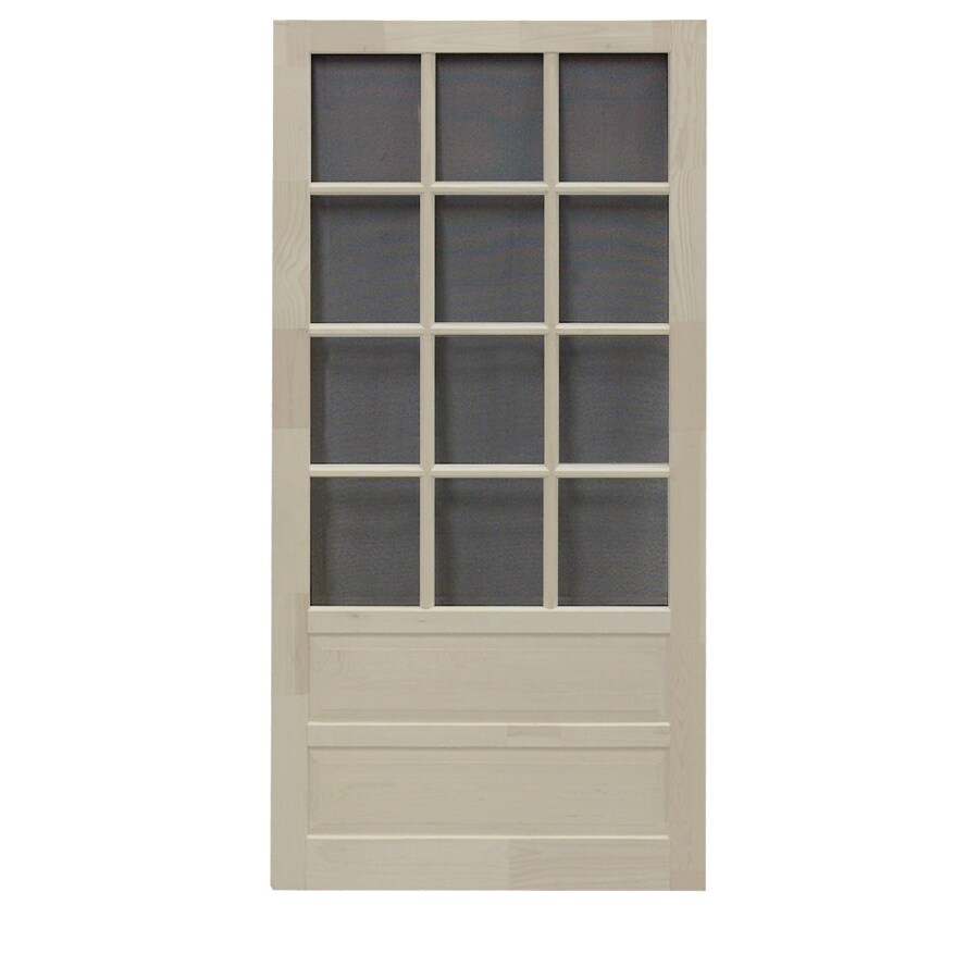 Screen Tight WHAM1230T Wood Screen Door (Common: 30-in x 80-in; Actual: 30-in x 80-in)