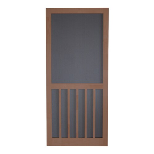 Screen Tight Russet Wood 5Bar Screen Door 36in x 80in