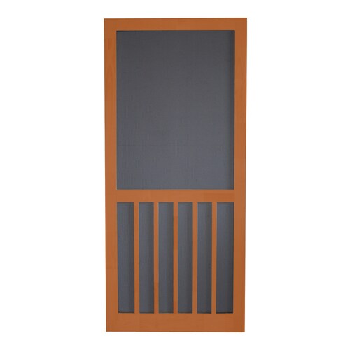 Screen Tight RedWood 5Bar Screen Door 36in x 80in; Actual