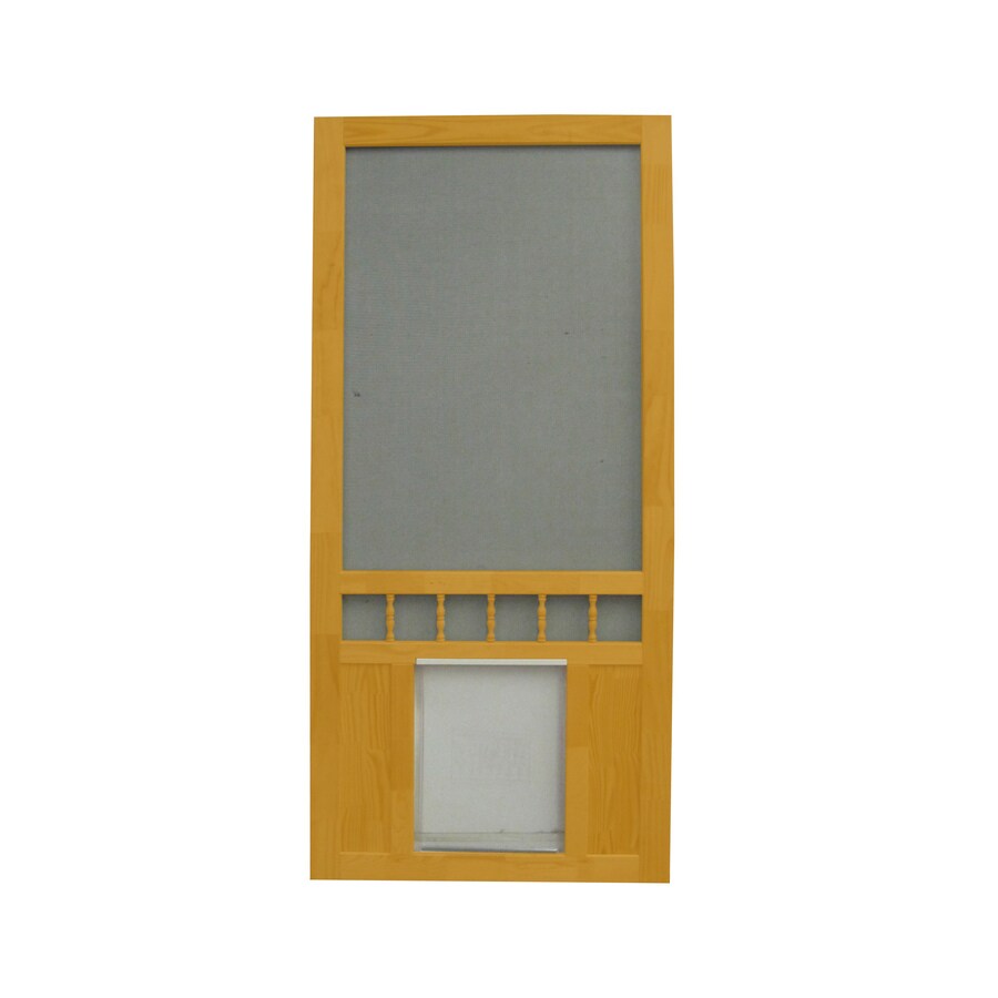 Screen Tight Southport 32in Cedar Naturaltone Wood Screen Door with