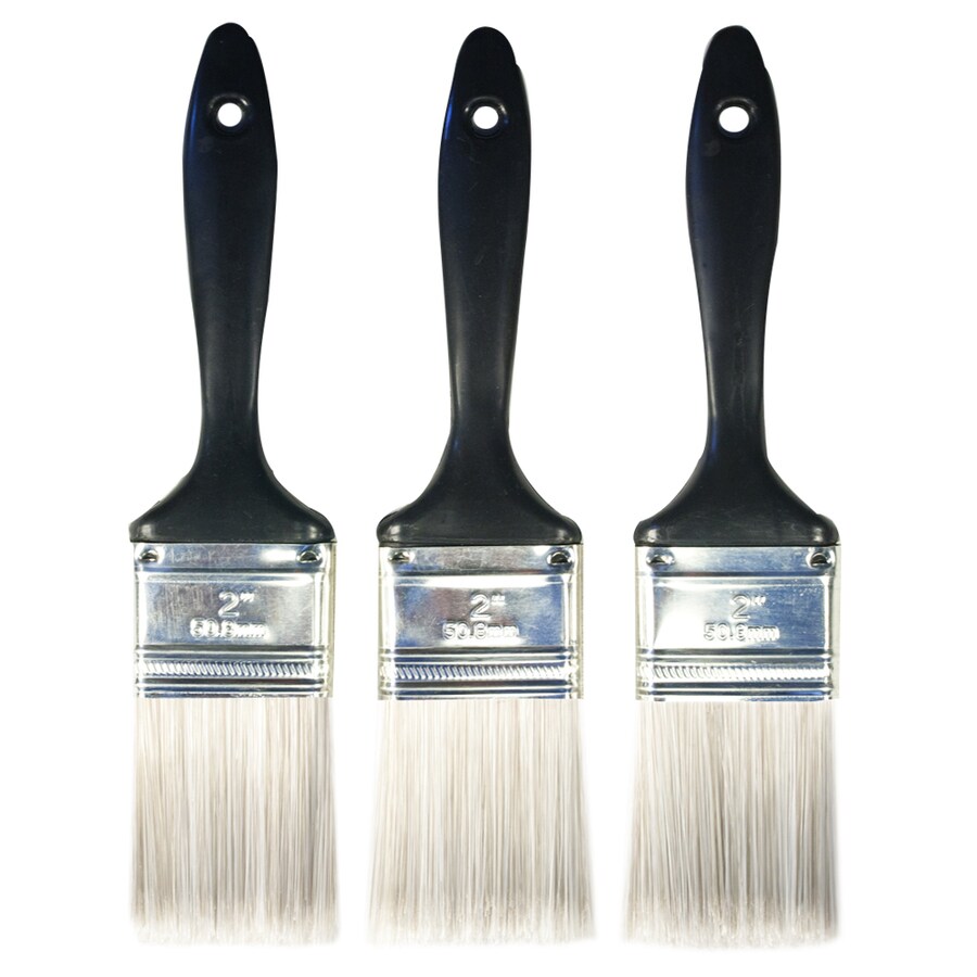 Project Source 3-Pack Paint Brush in the Paint Brushes department at