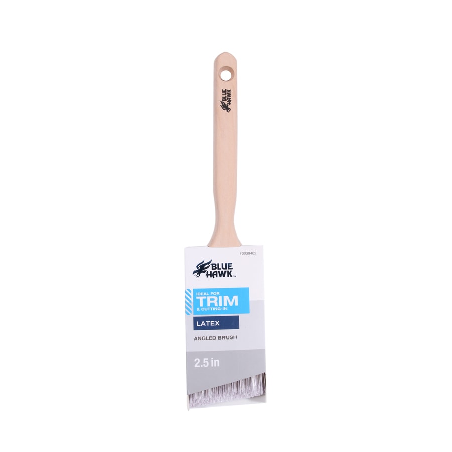 Blue Hawk Trim And Walls Polyester Angle 2 5 In Paint Brush At Lowes Com   732087909043 