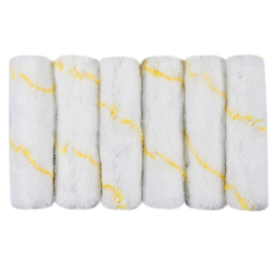 Whizz Multi Purpose 6 Pack 4 In X 1 2 Mini Knit Polyamide Paint Whizz Multi Purpose 6 Pack 4 In X 1 2 Mini Knit Polyamide Paint Roller Cover