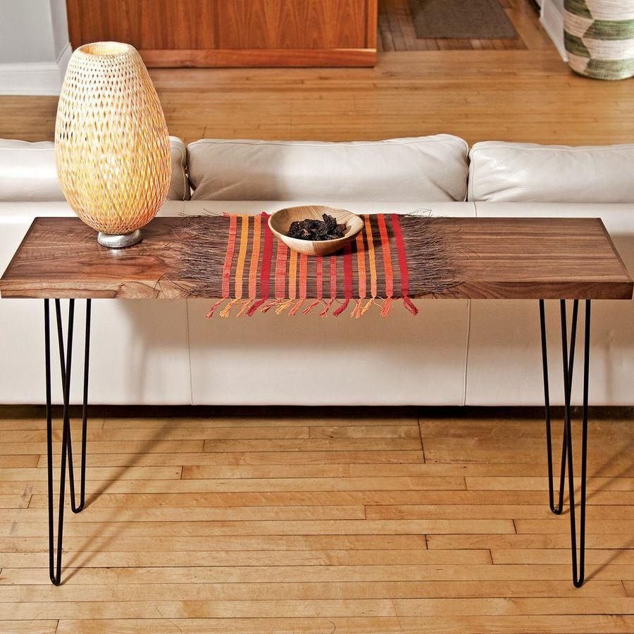 4-Pack Metal Table Leg Straight top plate at Lowes.com