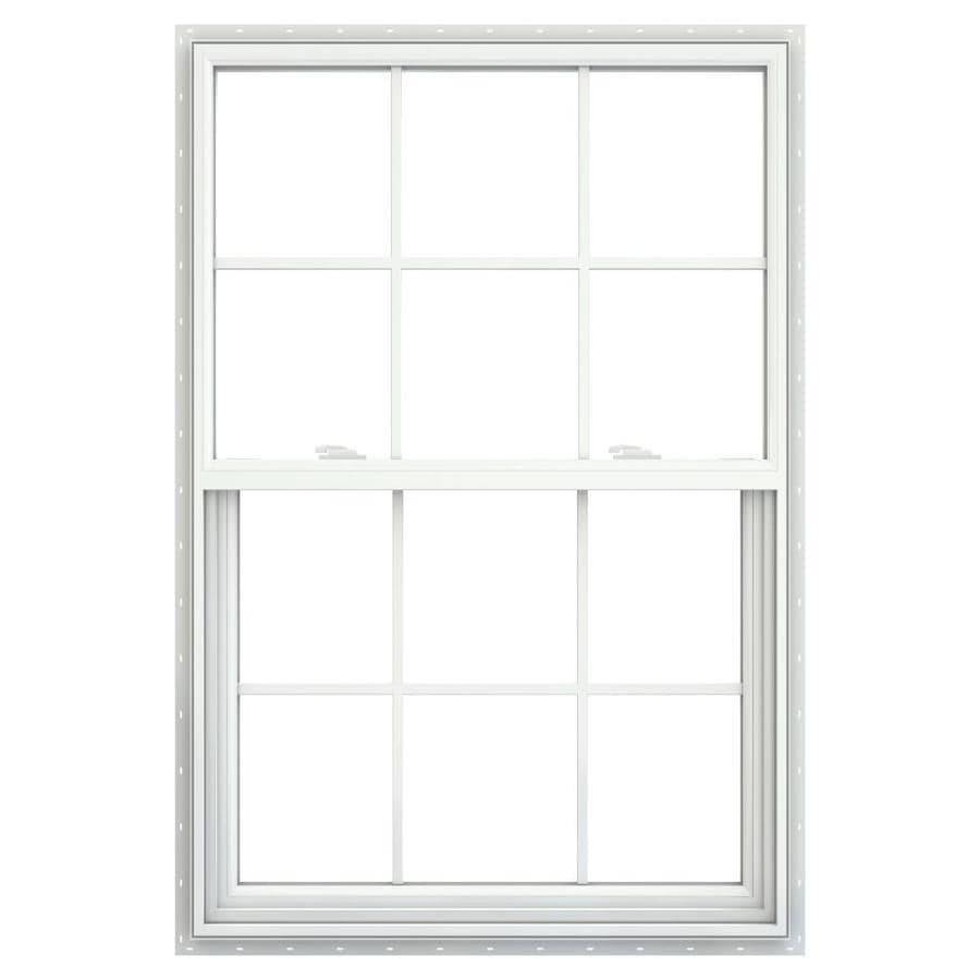 Jeld Wen V 2500 Vinyl New Construction White Exterior Single Jeld Wen V 2500 Vinyl New Construction White Exterior Single Hung Window Rough