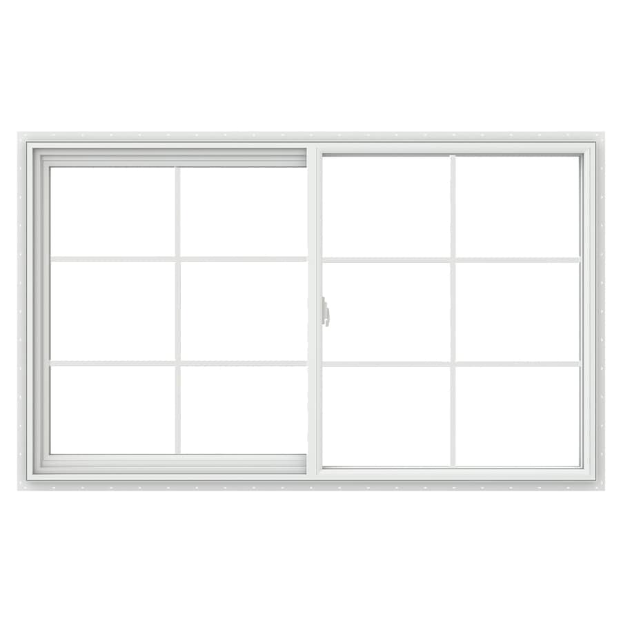 JELDWEN V2500 LeftOperable Vinyl New Construction Egress White