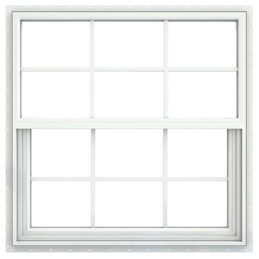 Jeld Wen Builders Vinyl New Construction White Exterior Single Jeld Wen Builders Vinyl New Construction White Exterior Single Hung Window Rough Opening