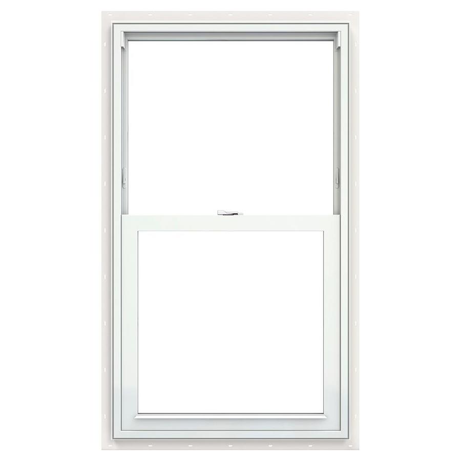 JELD-WEN Builders Vinyl 23.5-in x 35.5-in Vinyl New Construction White ...