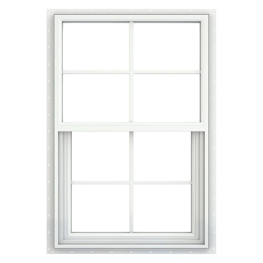 Jeld Wen Builders Vinyl New Construction White Exterior Single Jeld Wen Builders Vinyl New Construction White Exterior Single Hung Window Rough Opening