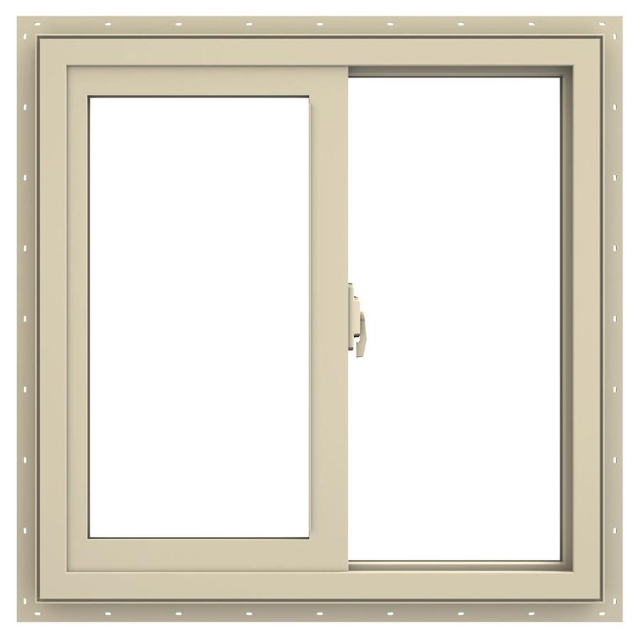 JELD-WEN V-2500 23.5-in x 23.5-in Right-Operable Vinyl New Construction ...