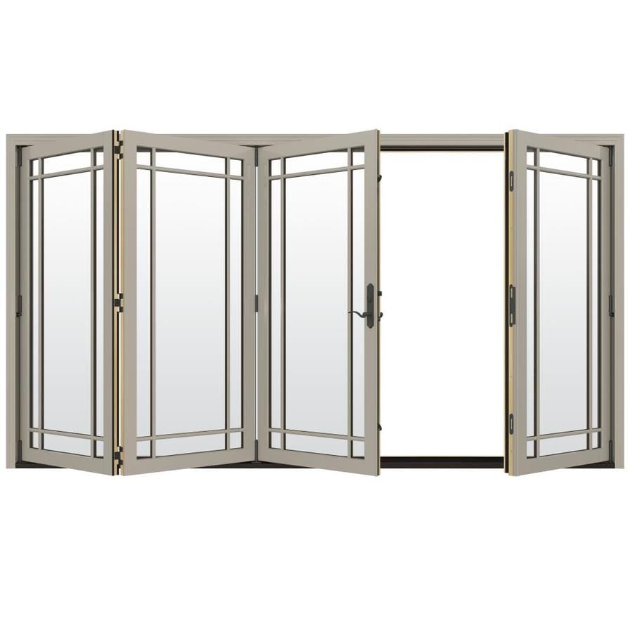 Shop JELD WEN W 4500 Grid Glass Desert Sand