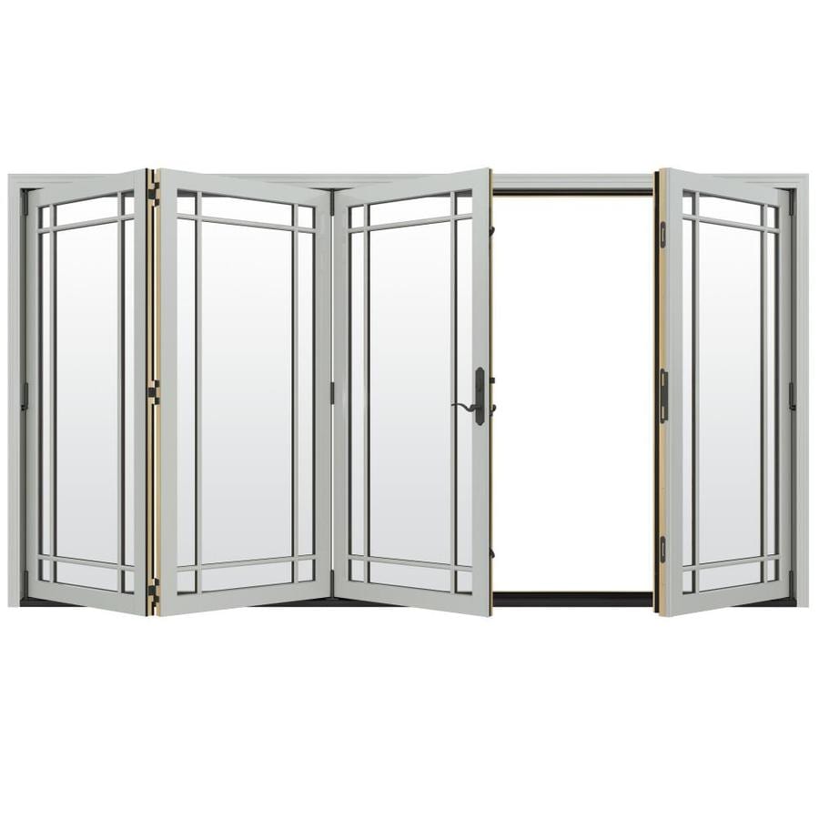 Shop JELD WEN W 4500 Grid Glass Arctic Silver