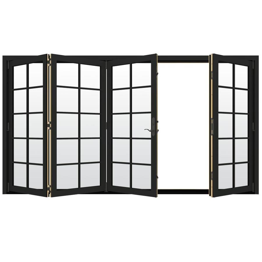 Jeld Wen Simulated Divided Light Chestnut Bronze Clad Wood Left