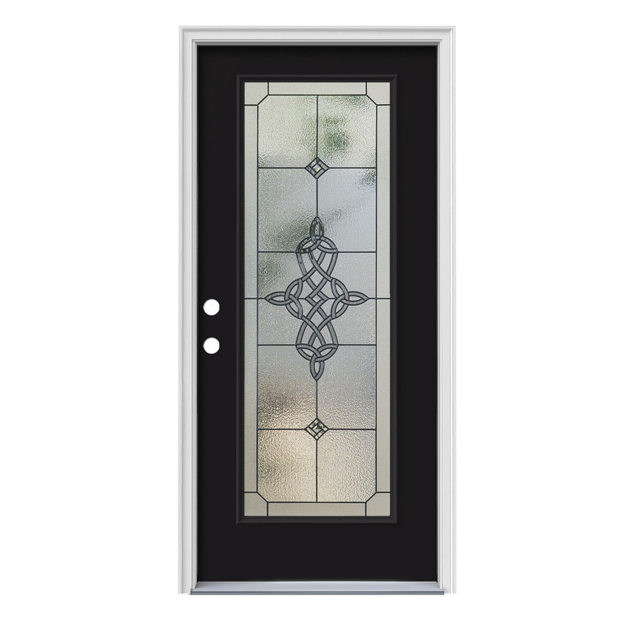 Jeld Wen Dylan Full Lite Decorative Glass Right Hand Inswing