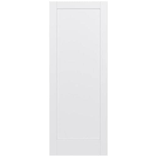 JELDWEN MODA 1011 36in x 96in Primed 1Panel Square Solid Core MDF