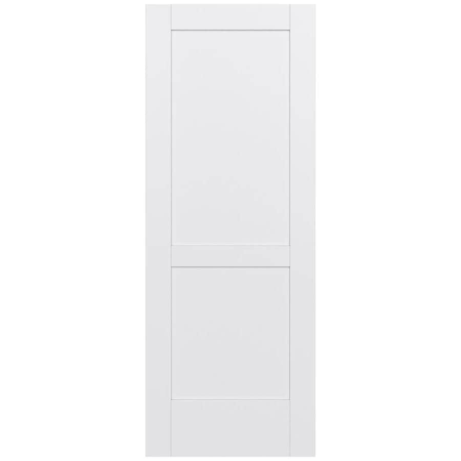 JELD-WEN MODA 1023W Primed 2-panel Square Solid Core MDF Slab Door ...