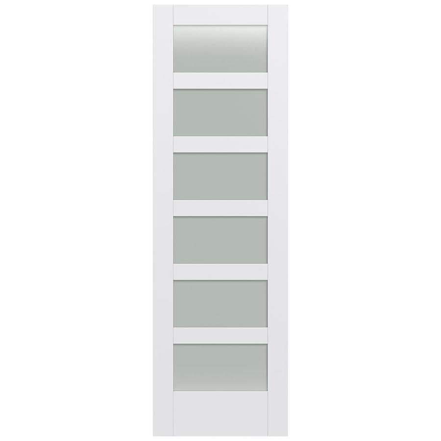 Jeld Wen Moda 1066w Primed 6 Panel Solid Core Frosted Glass