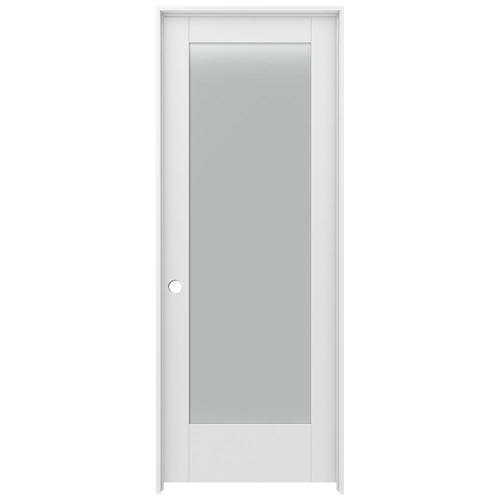 Jeld-wen Moda 1011 24-in X 80-in Primed 1-panel Square Solid Core 