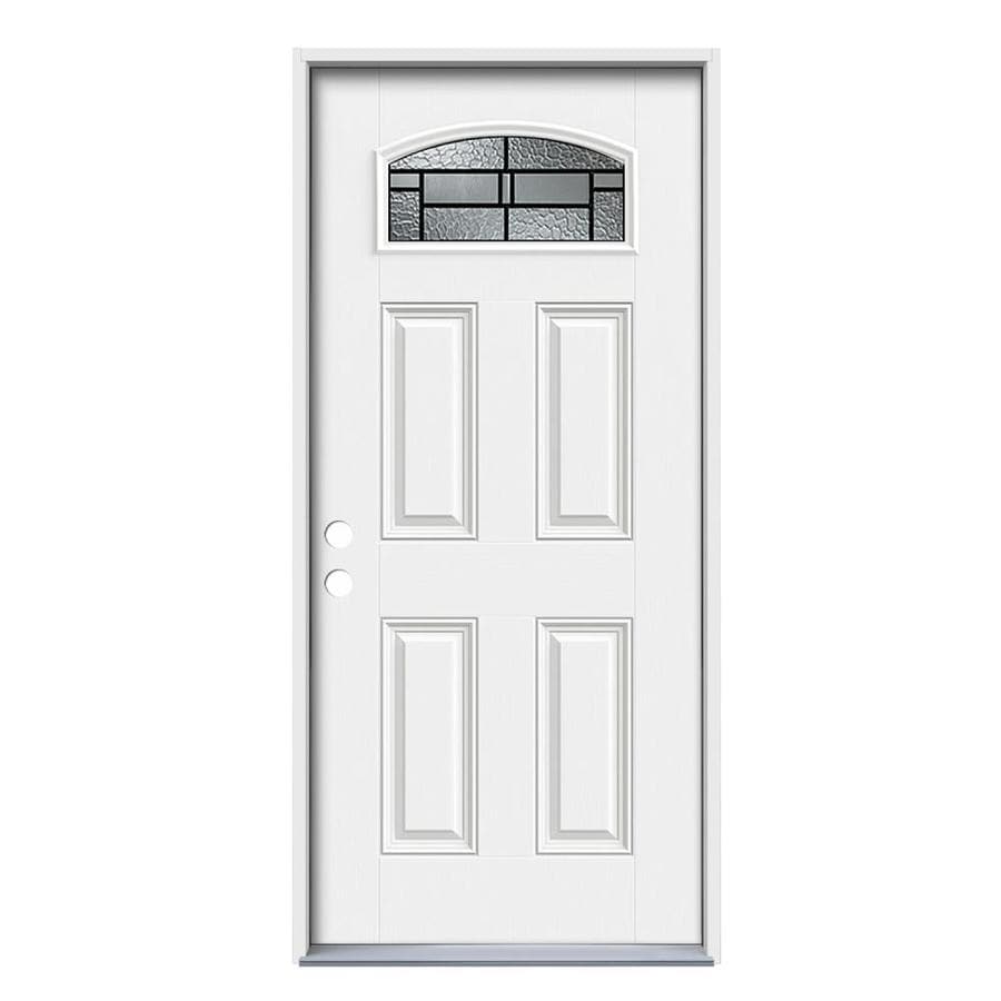 Jeld Wen Pembrook 1 4 Lite Decorative Glass Right Hand Inswing