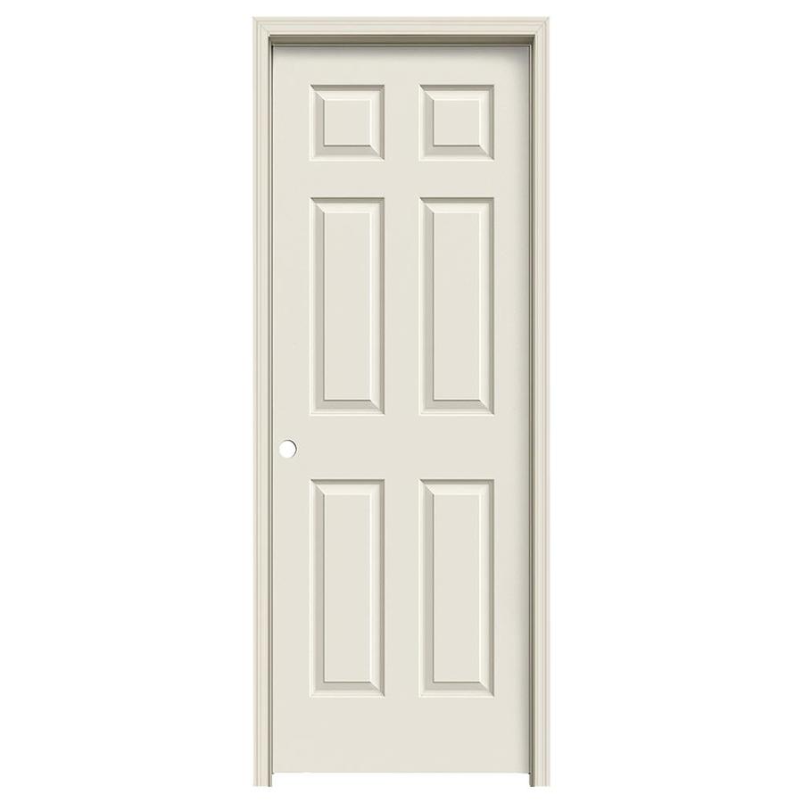 Jeld Wen Colonist Primed Solid Core Molded Composite Single