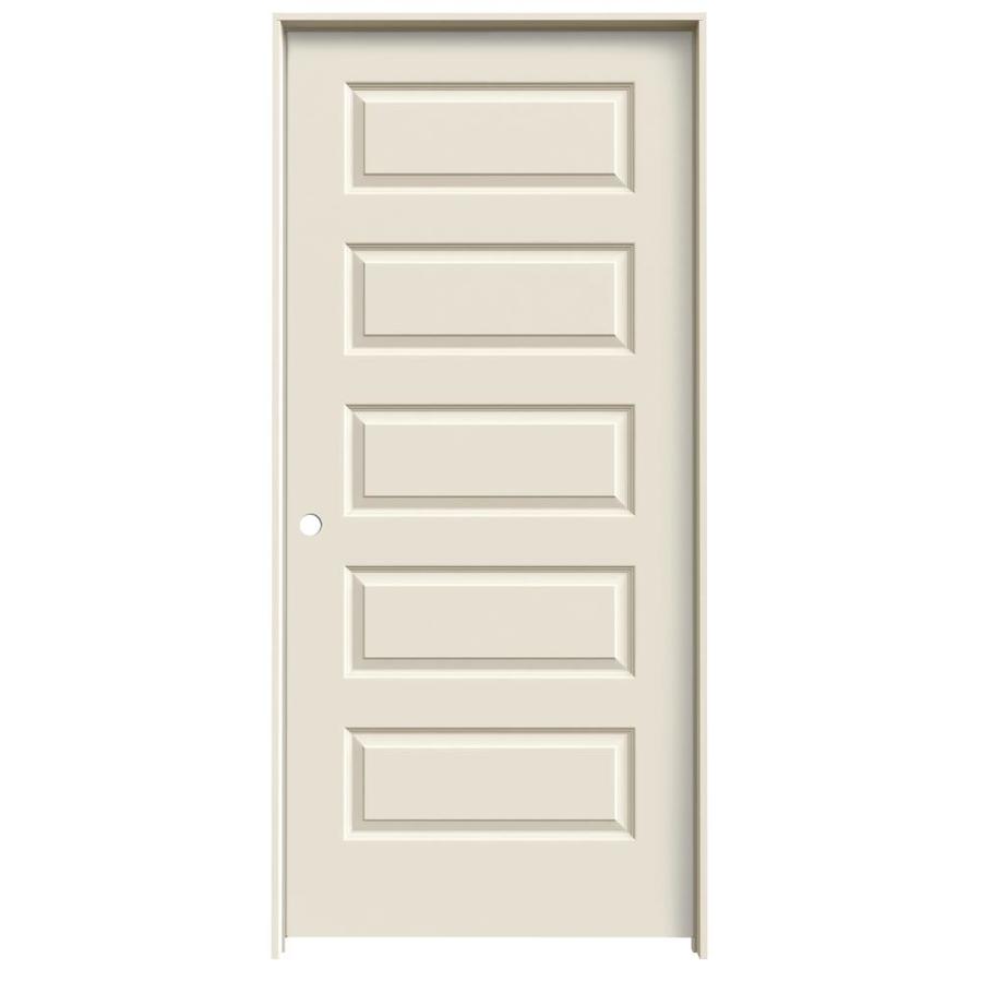 Reliabilt Rockport Primed 5 Panel Equal Hollow Core Molded Composite Reliabilt Rockport Primed 5 Panel Equal Hollow Core Molded Composite Single Pre Hung Door Common 32 In X 80 Actual 33 562 81 688