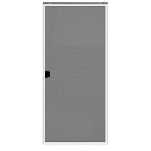 Jeld Wen White Aluminum Frame Sliding French Door Screen Door Common 36 In X 80 In Actual 33 625 In X 77 562 In At Lowes Com