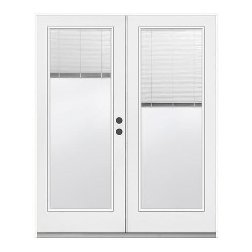JELD-WEN Tempered Blinds Between the Glass Primed Steel Left-Hand