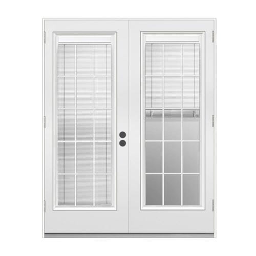 JELD-WEN 72-in x 80-in Blinds and Grilles Between The ...