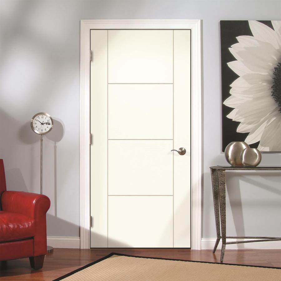 Jeld Wen Studio Sl230 Primed 6 Panel Hollow Core Hardboard