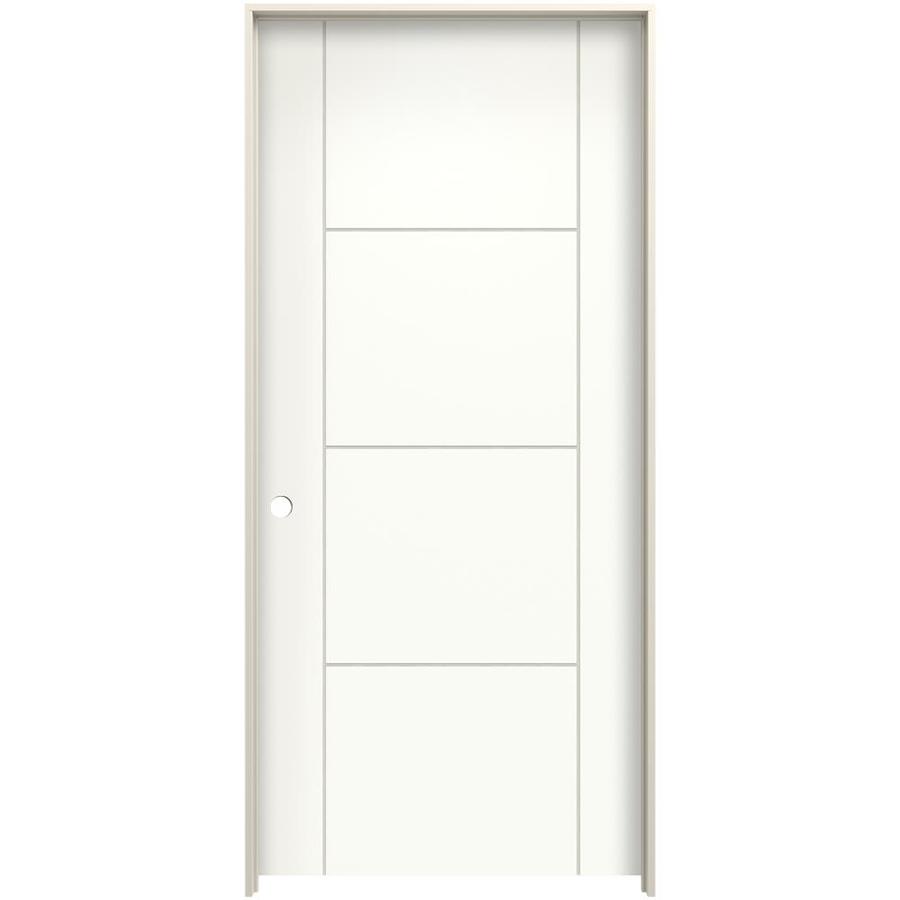 JELDWEN Studio SL230 Snow Storm 6Panel Hollow Core Molded Composite