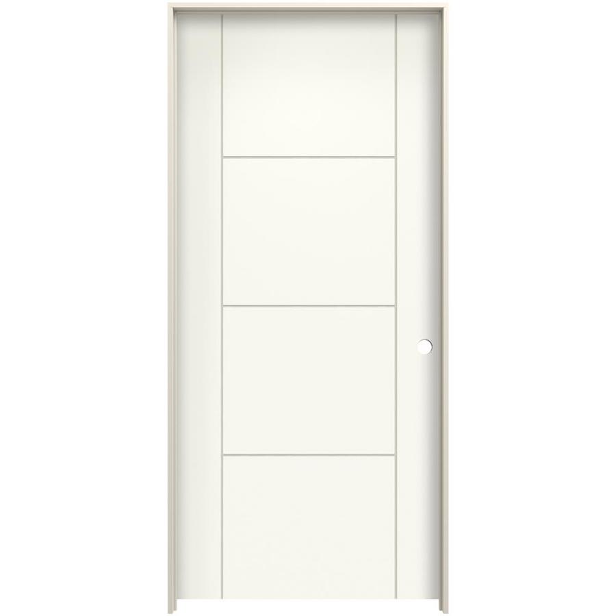 JELDWEN Studio SL230 White 6Panel Hollow Core Molded Composite Single