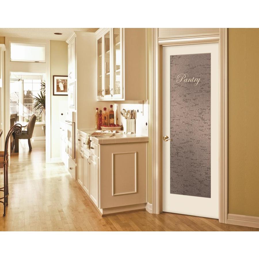 Jeld Wen 1501 Recipe Pantry Primed Frosted Glass Wood Hardwood Pre