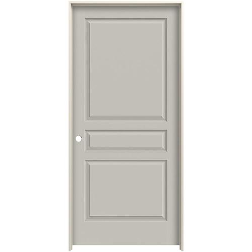 JELDWEN Avalon Ash 3Panel Square Hollow Core Molded Composite Pre