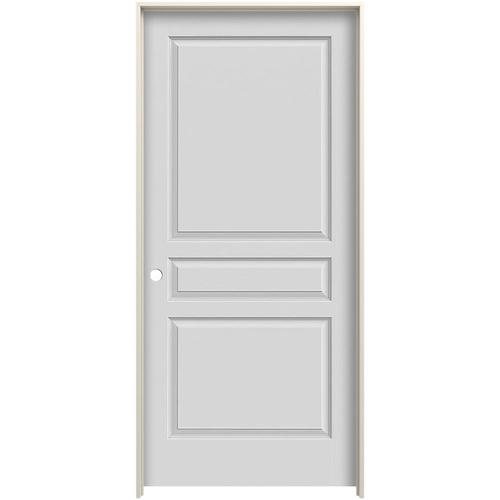 JELDWEN Avalon Fog 3Panel Square Hollow Core Molded Composite Pre