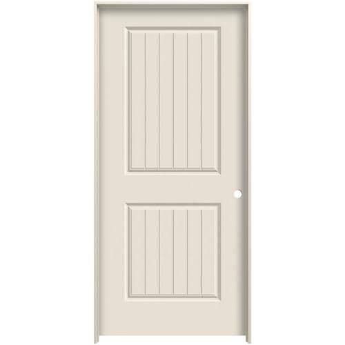 Jeld Wen Corvado Primed 2 Panel Square Solid Core Molded Composite