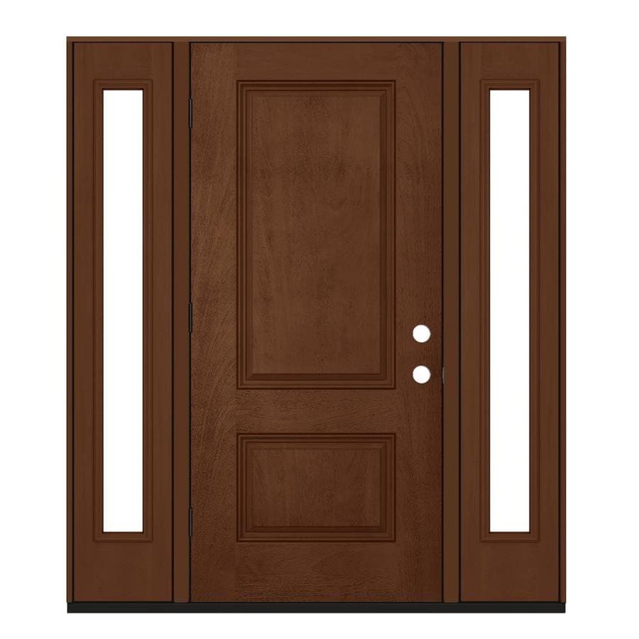 Minimalist Outswing Exterior Door With Sidelights 