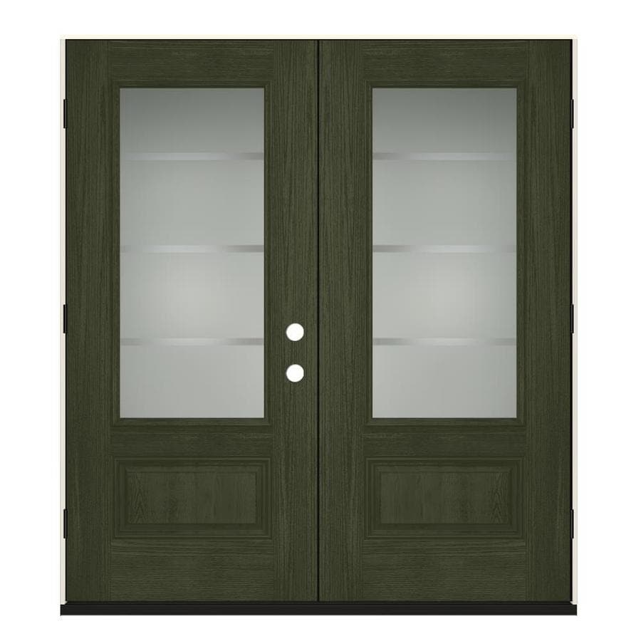 Jeld Wen Crosslines 3 4 Lite Decorative Glass Right Hand Outswing