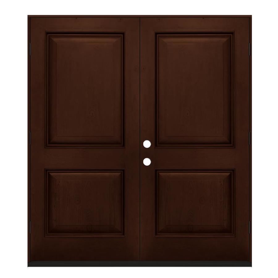 Jeld Wen Aurora Left Hand Outswing Antique Caramel Stained