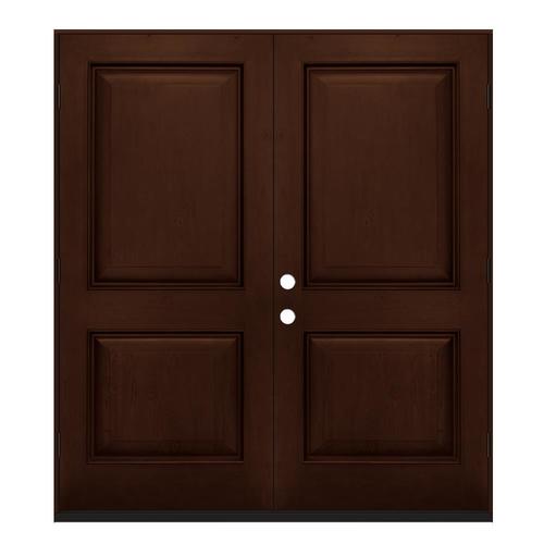 JELDWEN Aurora 72in x 80in Fiberglass LeftHand Outswing Antique