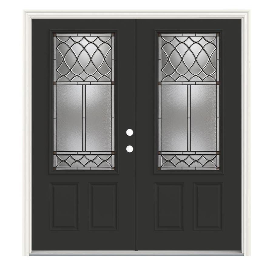 Jeld Wen Sheldon 3 4 Lite Decorative Glass Left Hand Inswing