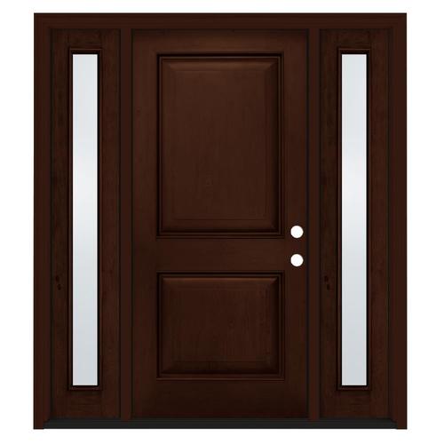 JELDWEN Aurora 60in x 80in Fiberglass LeftHand Inswing Antique