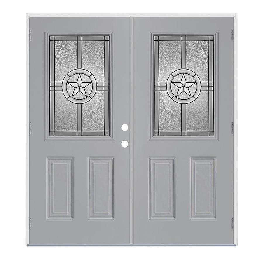 Jeld Wen Radiant Star Half Lite Decorative Glass Right Hand