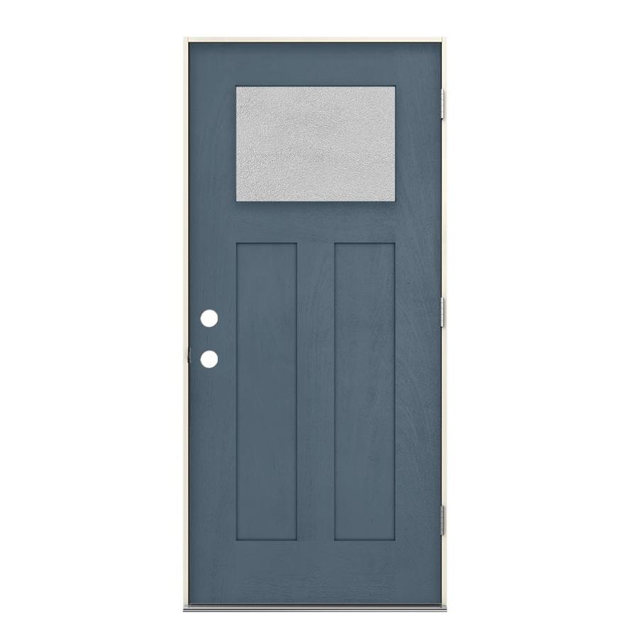 Jeld Wen Lexington Craftsman Privacy Glass Left Hand Outswing