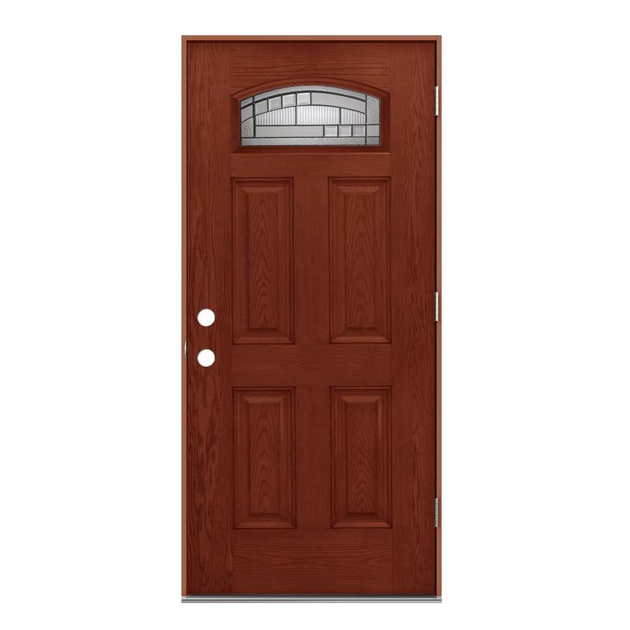 Jeld Wen 1 4 Lite Decorative Glass Left Hand Outswing