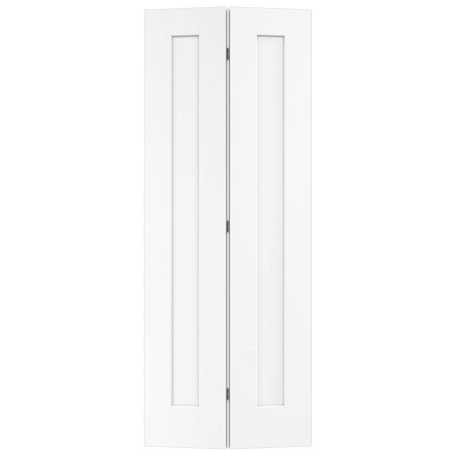 Jeld-wen Madison Primed 1-panel Square Molded Composite Bifold Door 