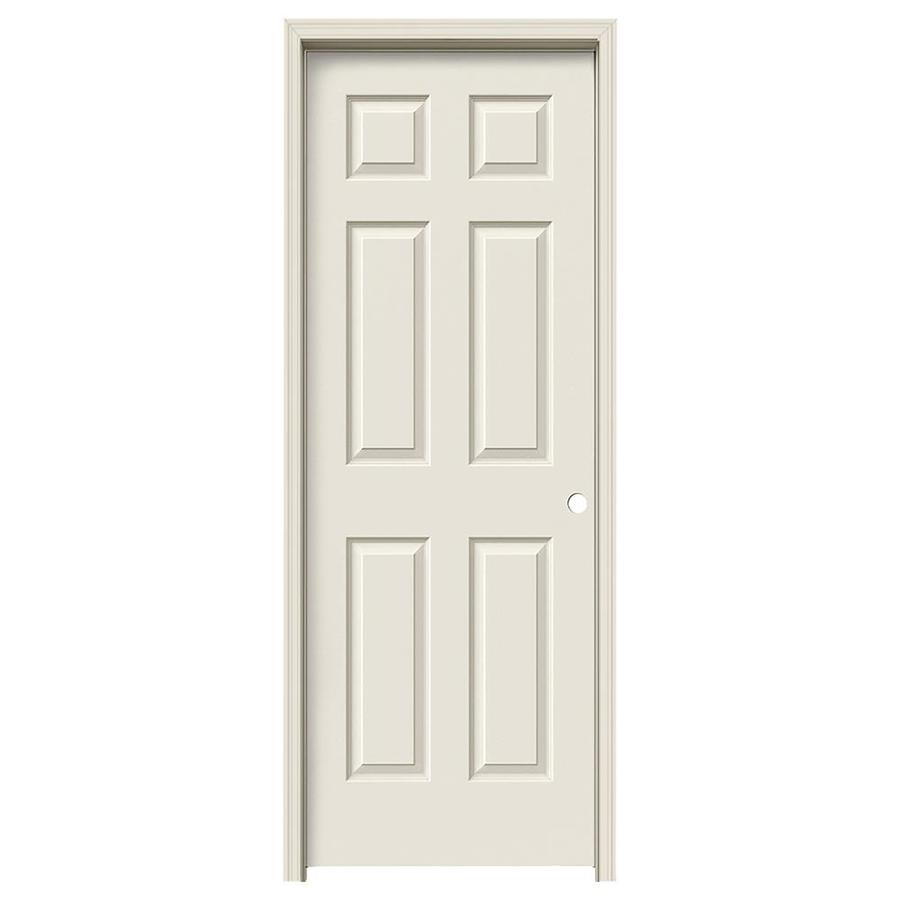Colonist Primed 6 Panel Hollow Core Molded Composite Pre Hung Door Common 30 In X 80 In Actual 31 562 In X 81 688 In