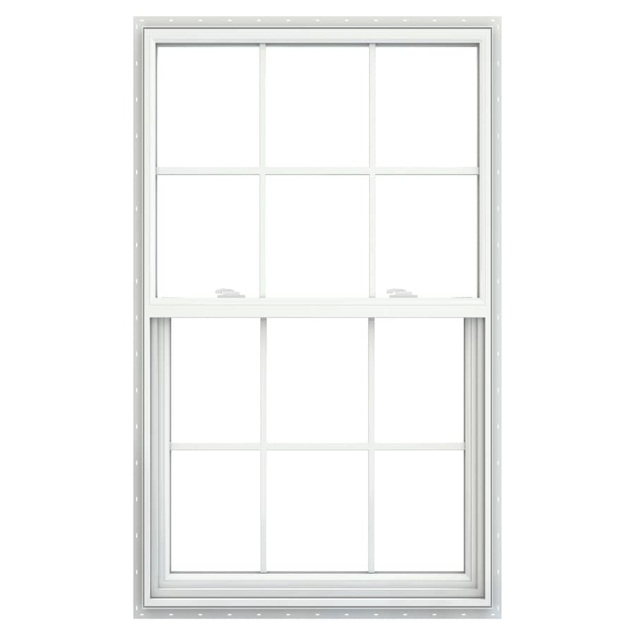 JELD-WEN V-2500 35.5-in x 59.5-in Vinyl Egress New Construction White ...