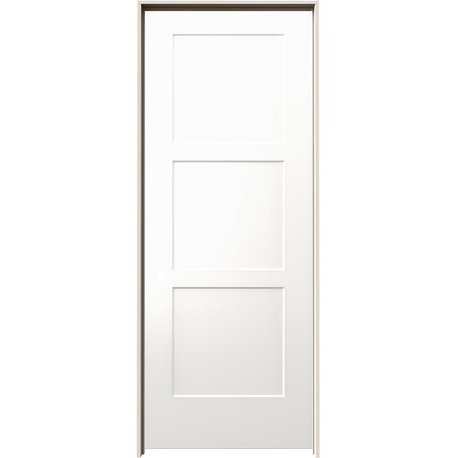JELDWEN Birkdale 28in x 80in White 3Panel Equal Hollow Core